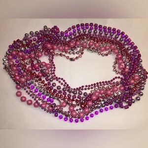 Valentines Mardi Gras Beads Bundle